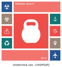 Kettlebell icon symbol