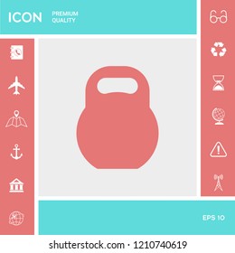 Kettlebell icon symbol