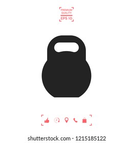 Kettlebell icon symbol