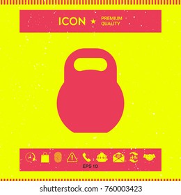 Kettlebell icon symbol