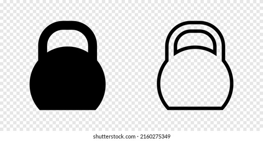 Kettlebell icon symbol simple design