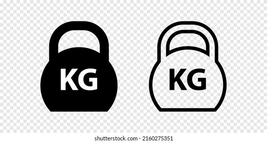 Kettlebell icon symbol simple design