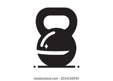 Kettlebell Icon Vector Art And Illustration