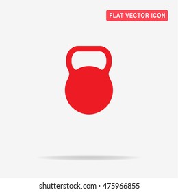 Kettlebell icon. Vector concept illustration for design.