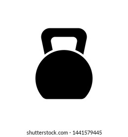 Kettlebell icon vector design templates