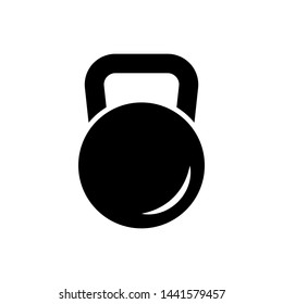 Kettlebell icon vector design templates