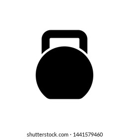 Kettlebell icon vector design templates