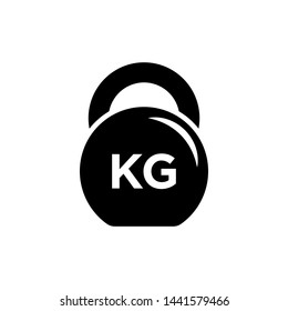Kettlebell icon vector design templates