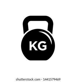 Kettlebell icon vector design templates