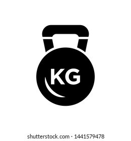 Kettlebell icon vector design templates
