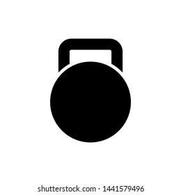 Kettlebell icon vector design templates