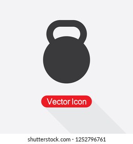 Kettlebell Icon Vector Illustration Eps10