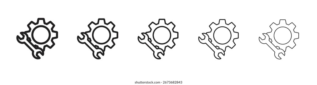 Ilustración vectorial de icono de kettlebell aislada