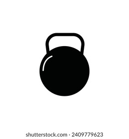 kettlebell icon vector ilustration logo design