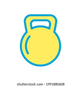 Kettlebell icon vector royalty design
