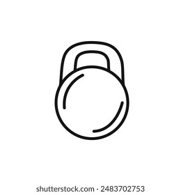 kettlebell icon vector set collection for web