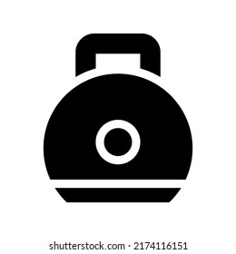 Icono de Kettlebell Ilustración de diseño de símbolo de vector