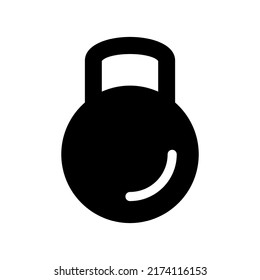 Kettlebell Icon Vector Symbol Design Illustration