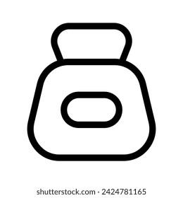 Kettlebell Icon Vector Symbol Design Illustration