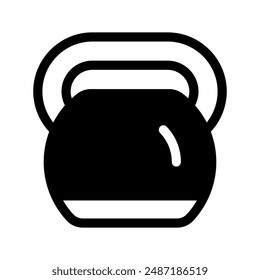 Kettlebell Icon Vector Symbol Design Illustration