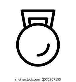 Kettlebell Icon Vector Symbol Design Illustration