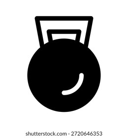 Kettlebell Icon Vector Symbol Design Illustration