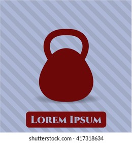 kettlebell icon vector symbol flat eps jpg app web concept