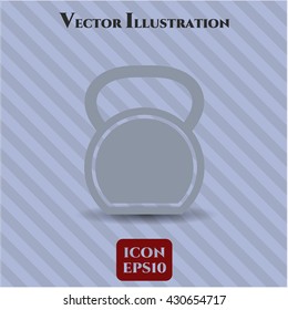 kettlebell icon vector symbol flat eps jpg app web concept
