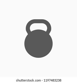 Kettlebell Icon, Weight Vector