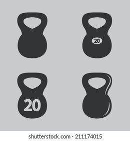 Kettlebell icons