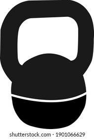Kettlebell icon,vector illustration.kettlebell for workout.