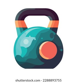 kettlebell isolated on white background icon isolated