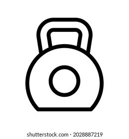gráfico vectorial de icono de línea de campana