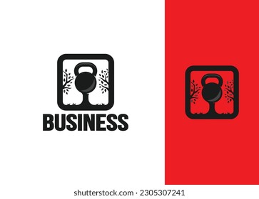 Kettlebell Logo Design - Logo Design Template
