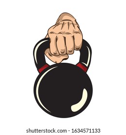 kettlebell Pond's vector logo tenplate
