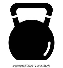 Kettlebell Simple Vector Icon Collection