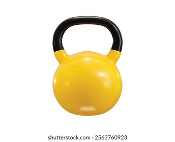 kettlebell strong dumbbell icon 3d render concept of athlete workout equipment icon vector illustration