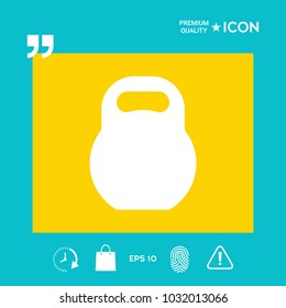 Kettlebell symbol icon