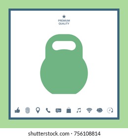 Kettlebell symbol icon