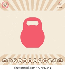 Kettlebell symbol icon