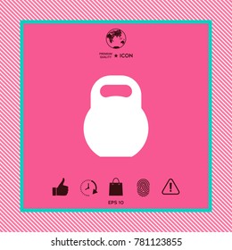 Kettlebell symbol icon