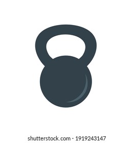 Kettlebell - Vector Flat Design Illustration : Suitable for Gym Theme, Athletic Theme, Sport Theme and Other Graphic Related Assets.