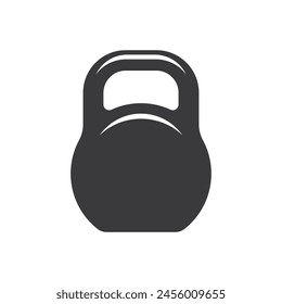 Icono de Vector Kettlebell Ilustración vectorial.