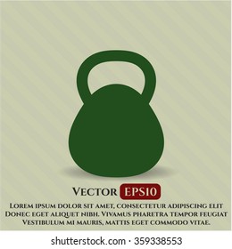 Icono o símbolo del vector del timbre