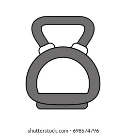 kettlebell vector illustation 