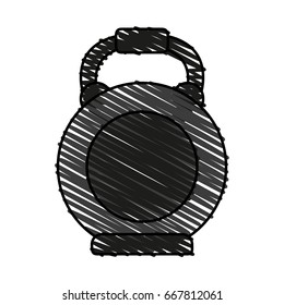 Kettlebell vector illustration