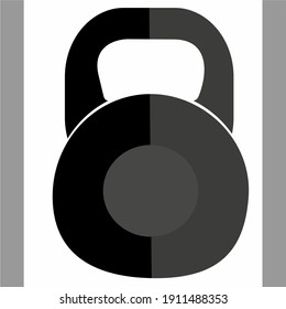 icono de ilustración de vector kettlebell