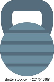 kettlebell Vector illustration on a transparent background. Premium quality symmbols. Line Color vector icons for concept and graphic design.