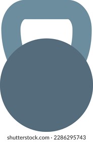 ilustración de kettlebell Vector en un fondo transparente.Símbolos de calidad premium. Icono de vector de color de línea para concepto y diseño gráfico.