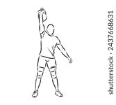 Kettlebell vector sketch icon isolated on background. Hand drawn Kettlebell icon.
